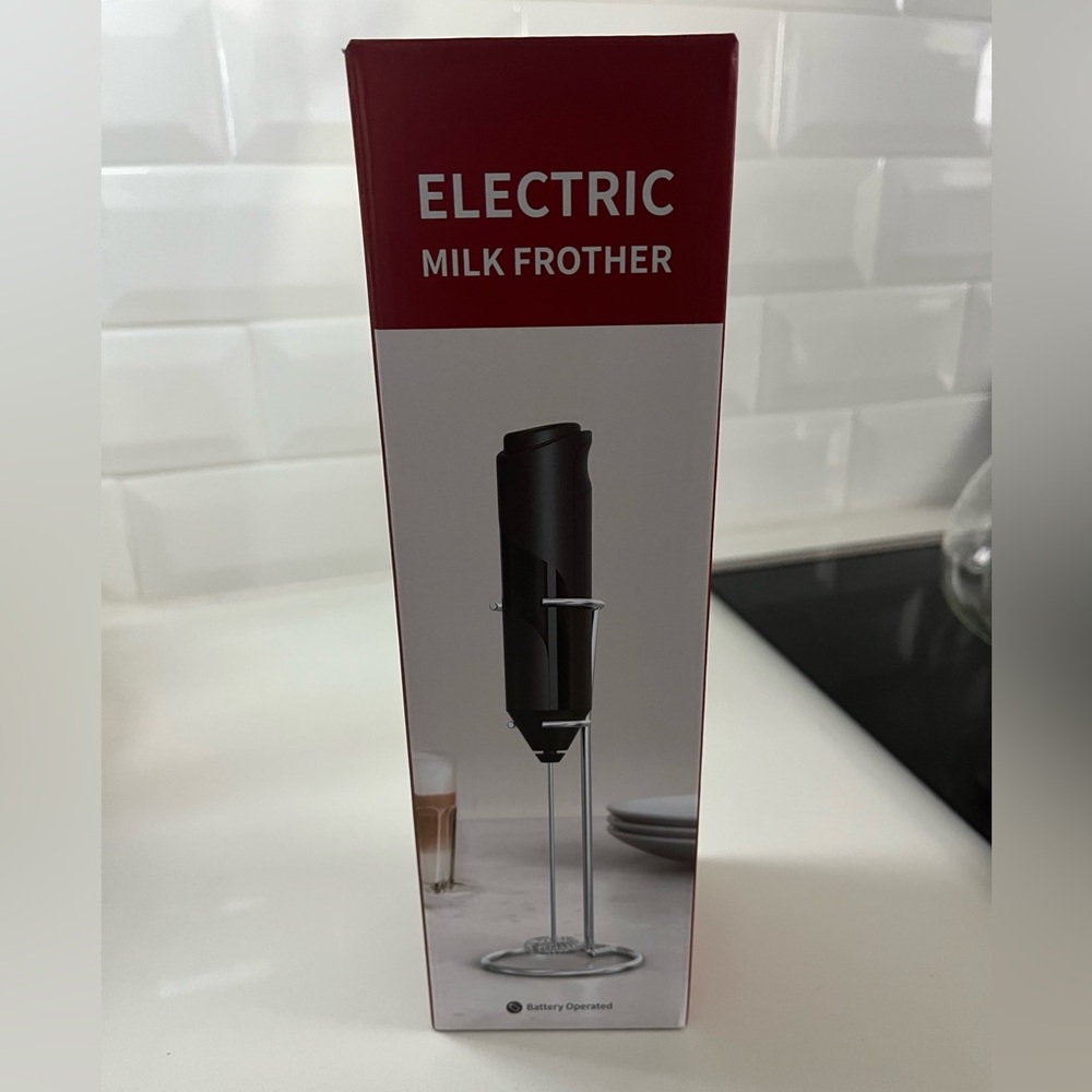 Electric Frother with Stand